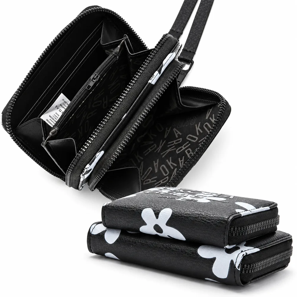 Billetera Tanger Floreada bolsillo frontal