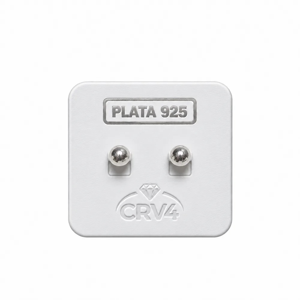 Aro Plata 925 Bolita 10mm